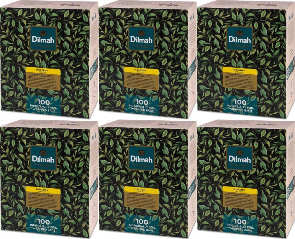 Dilmah Pure Green Ex100 herbata kopertowana x6