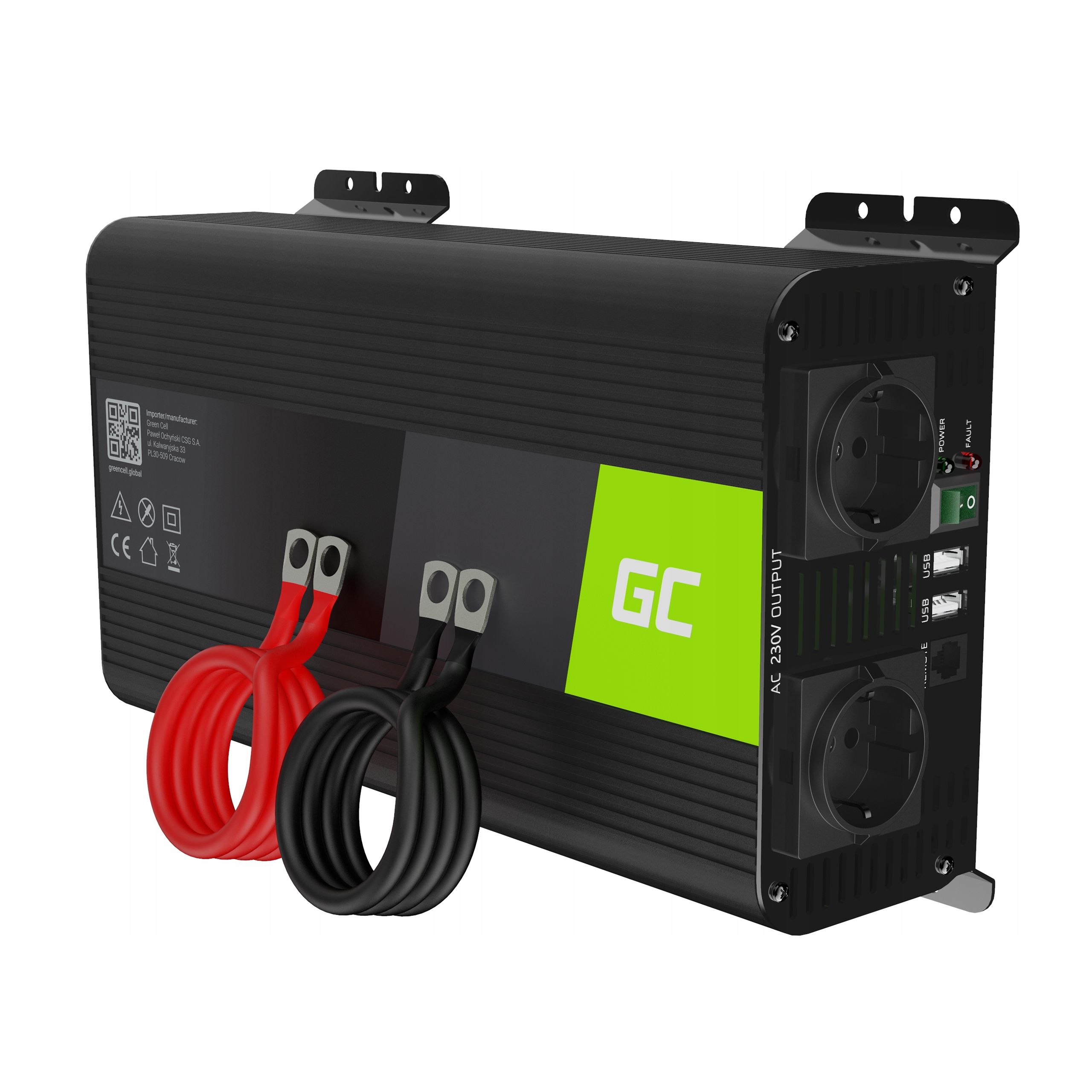 

Przetwornica Samochodowa Gc 12V 230V 2000W Sinus