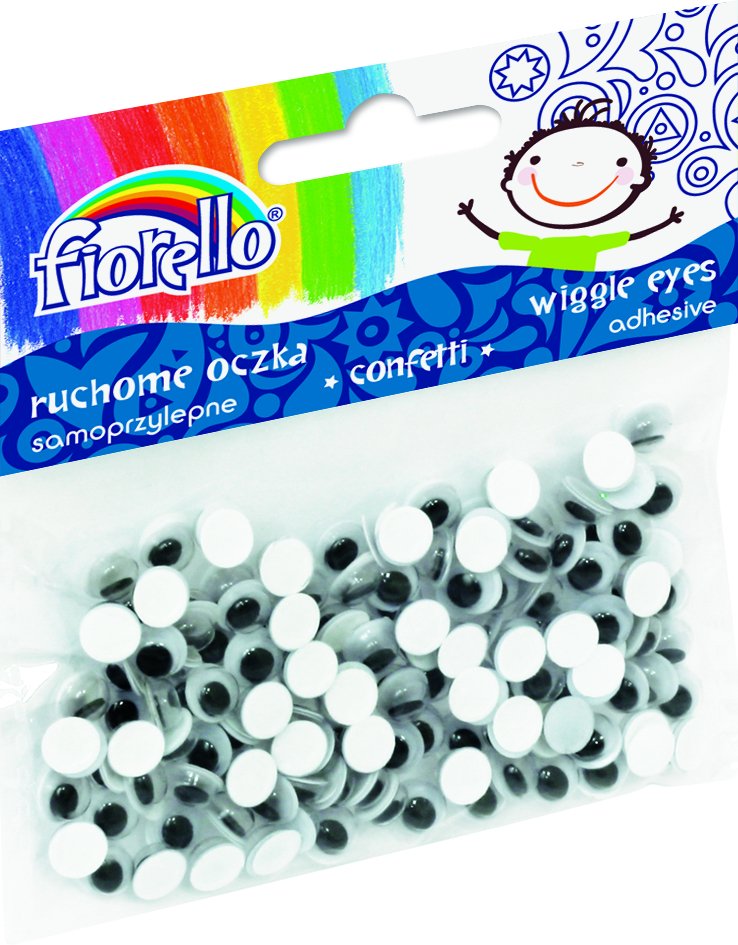 

Confetti Oczka Samoprzylepne Fiorello 7 mm 150szt