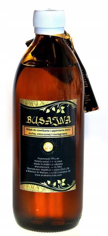 

Olejek Busajna ujędrnia, nawilża, na rozstępy, 500