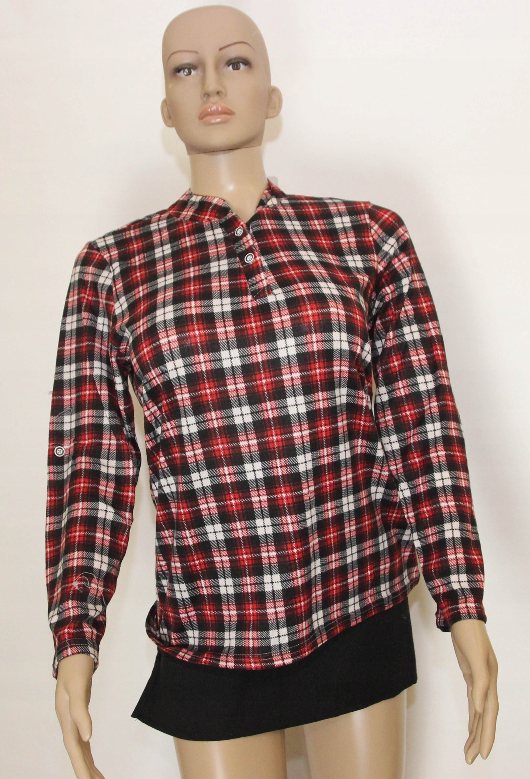 

Bluzka Lekki Sweterek kobieca kratka guziki 3XL