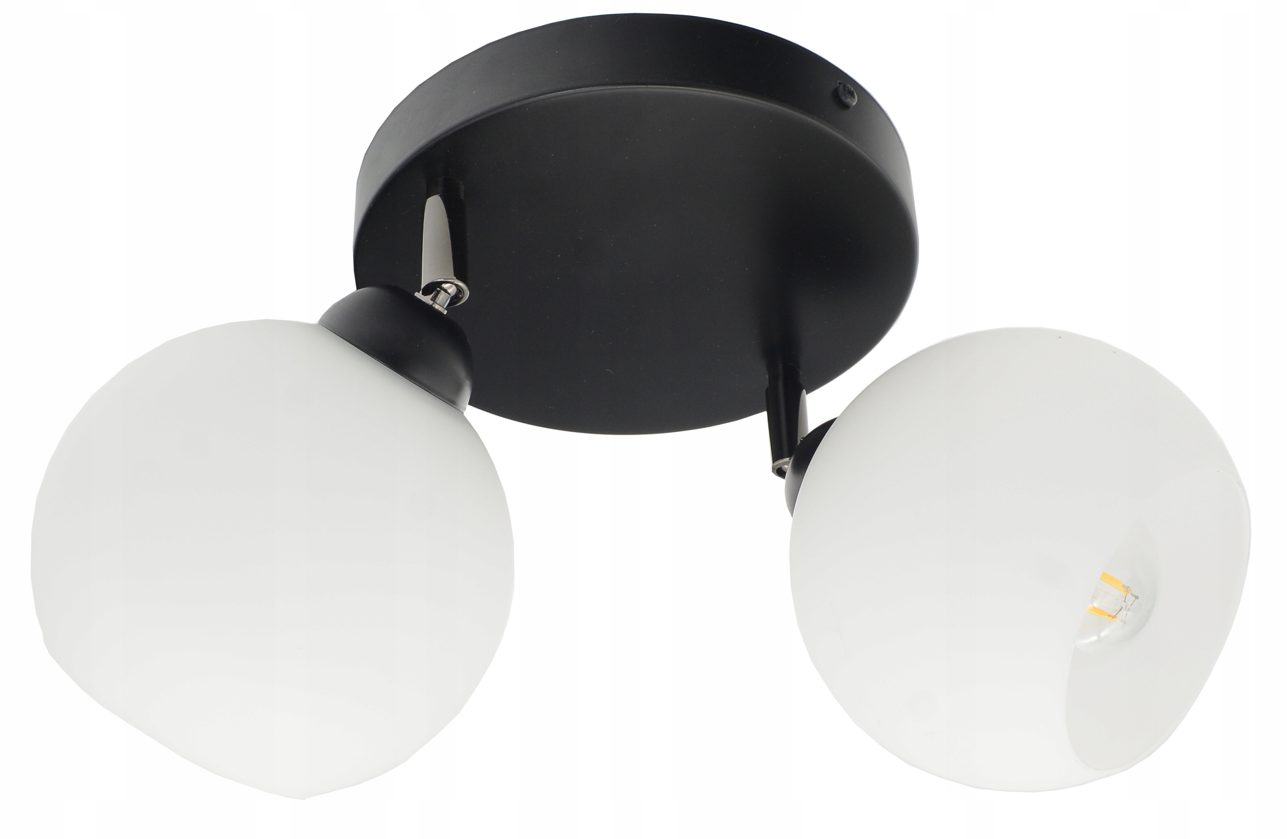 Lampa Na Sufit Do Kuchni Małego Pokoju Białe Kule Z Regulacją Led E27