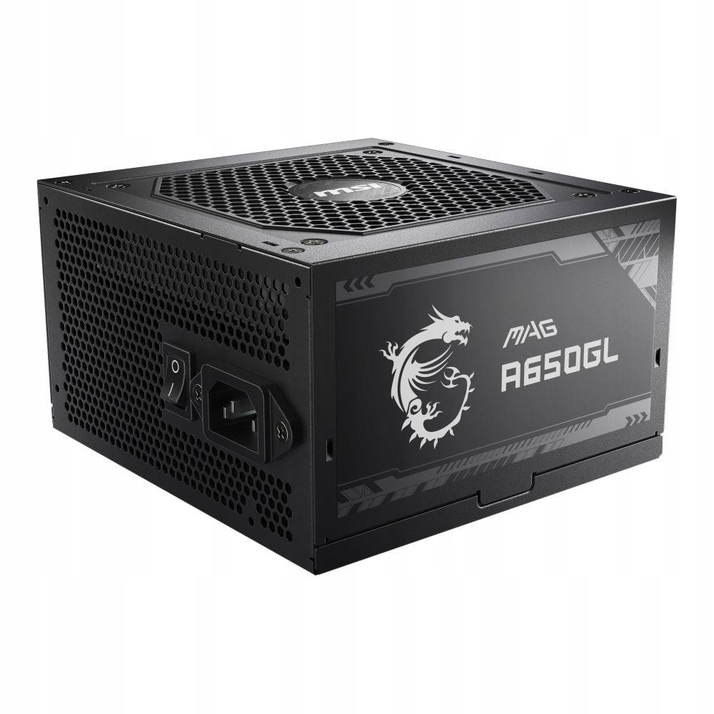 Msi zdroj Mag A650GL/ 650W/ Atx/ akt. Pfc/ 7 let celk. záruka/ 120mm fan/ m