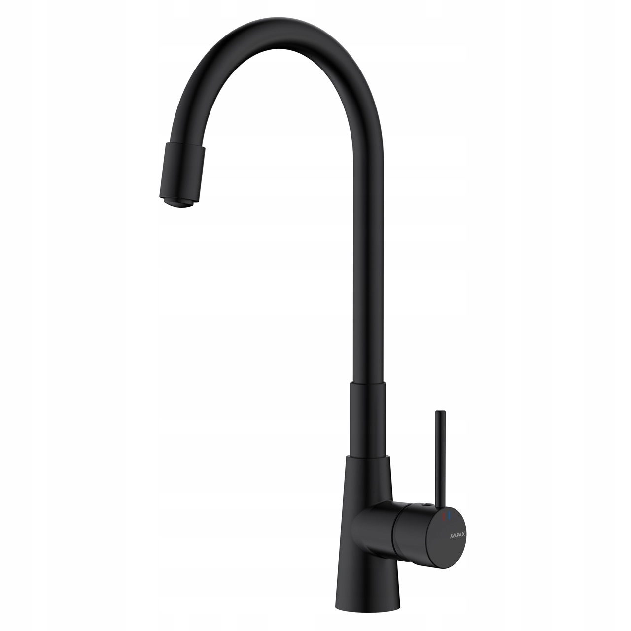 Kuchyňská baterie Avapax Onclo černá matná s flexibilním výtokem