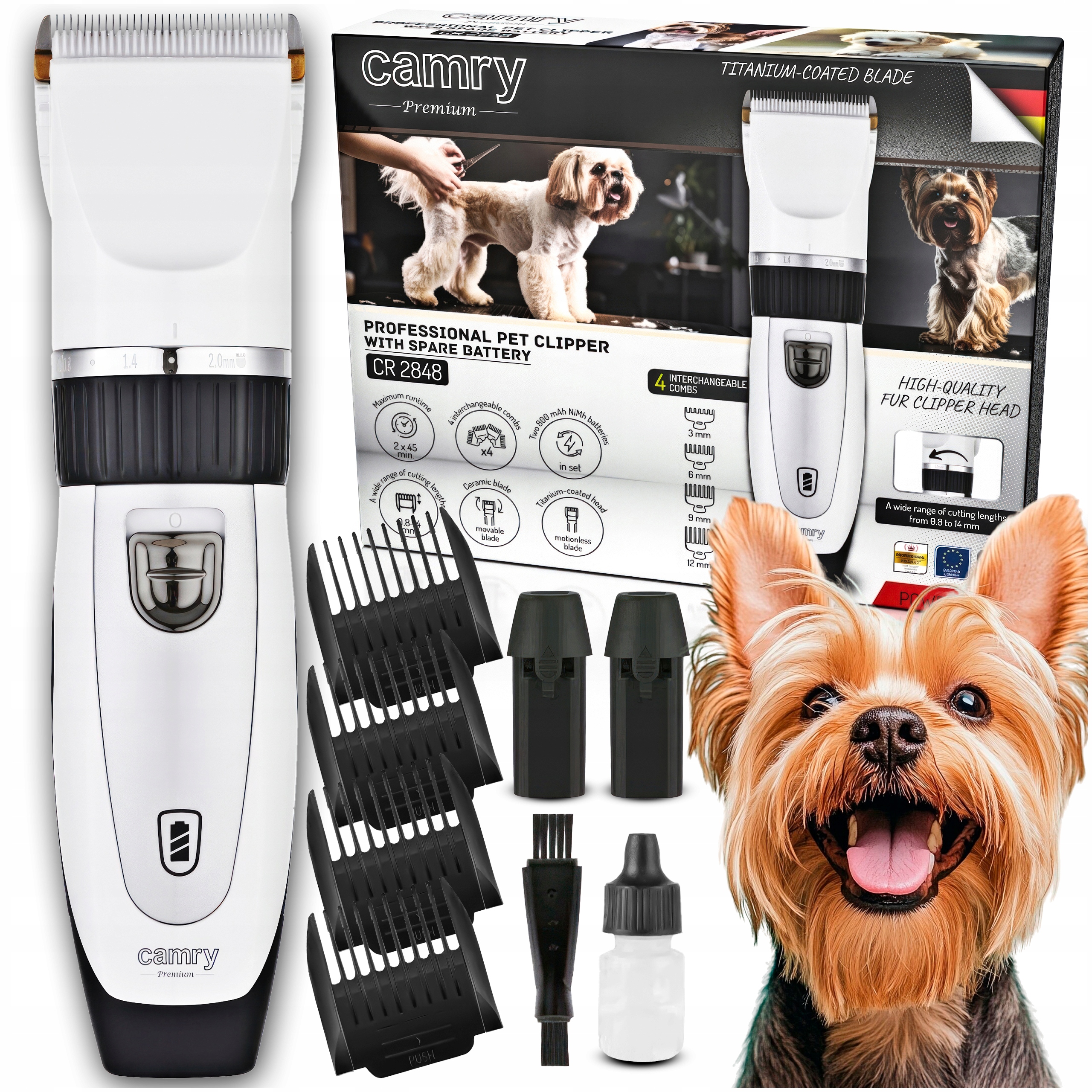 Levně Profesionální Zastřihovač Pro Psy, Bezdrátový Zastřihovač Pro Psy