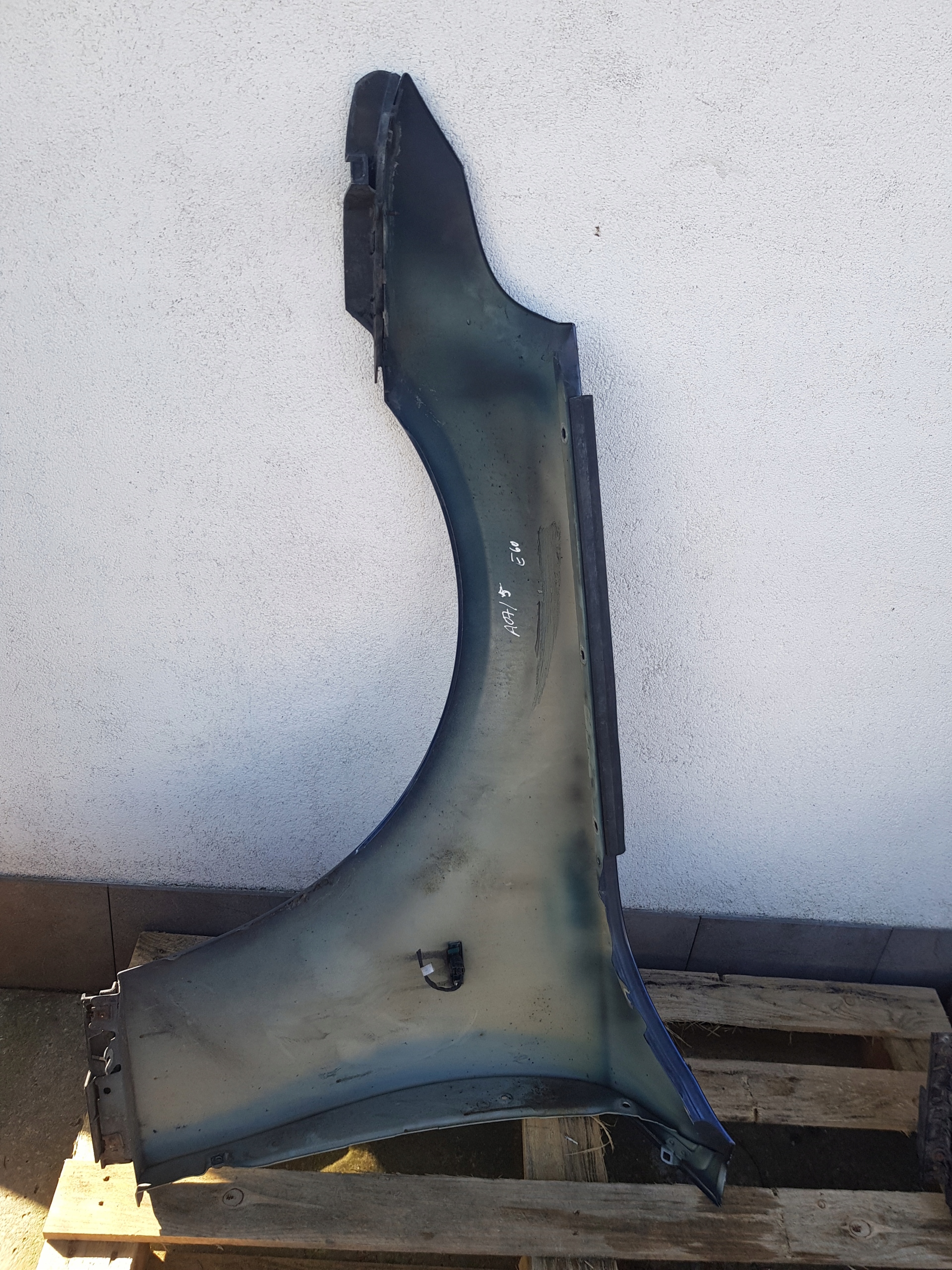 BMW 5 E60 fender front front right graphitic