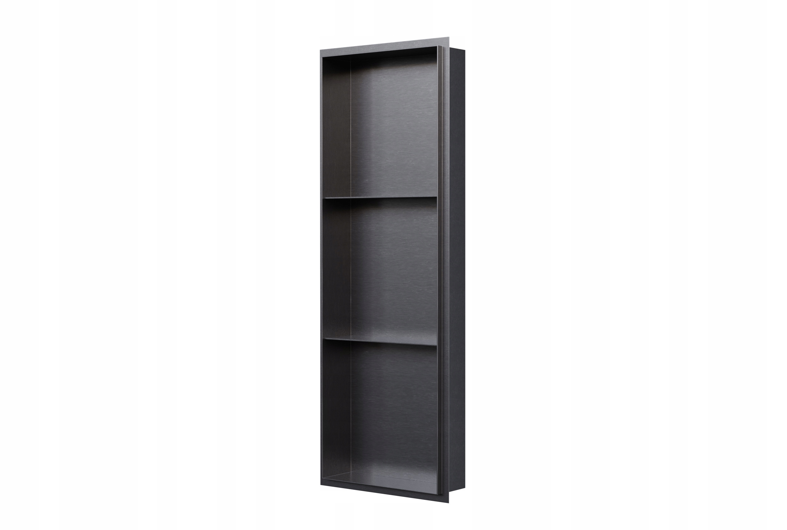 Półka wnękowa do zabudowy pion/poziom 30x90 gunmetal