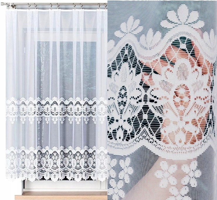 Daria záclona žakárový vzor, 018982, 500 x 150 cm, rovná (hotová) s lemováním