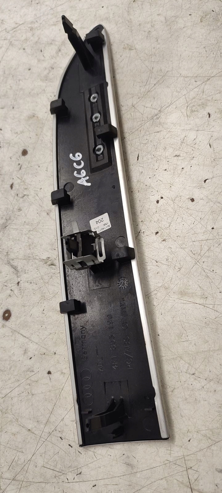 Dekory du tableau de bord Console szczotkowane d’aluminium Audi A6 C6 3,0 TDI