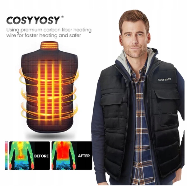 vyhřívaná vesta velikost M/L