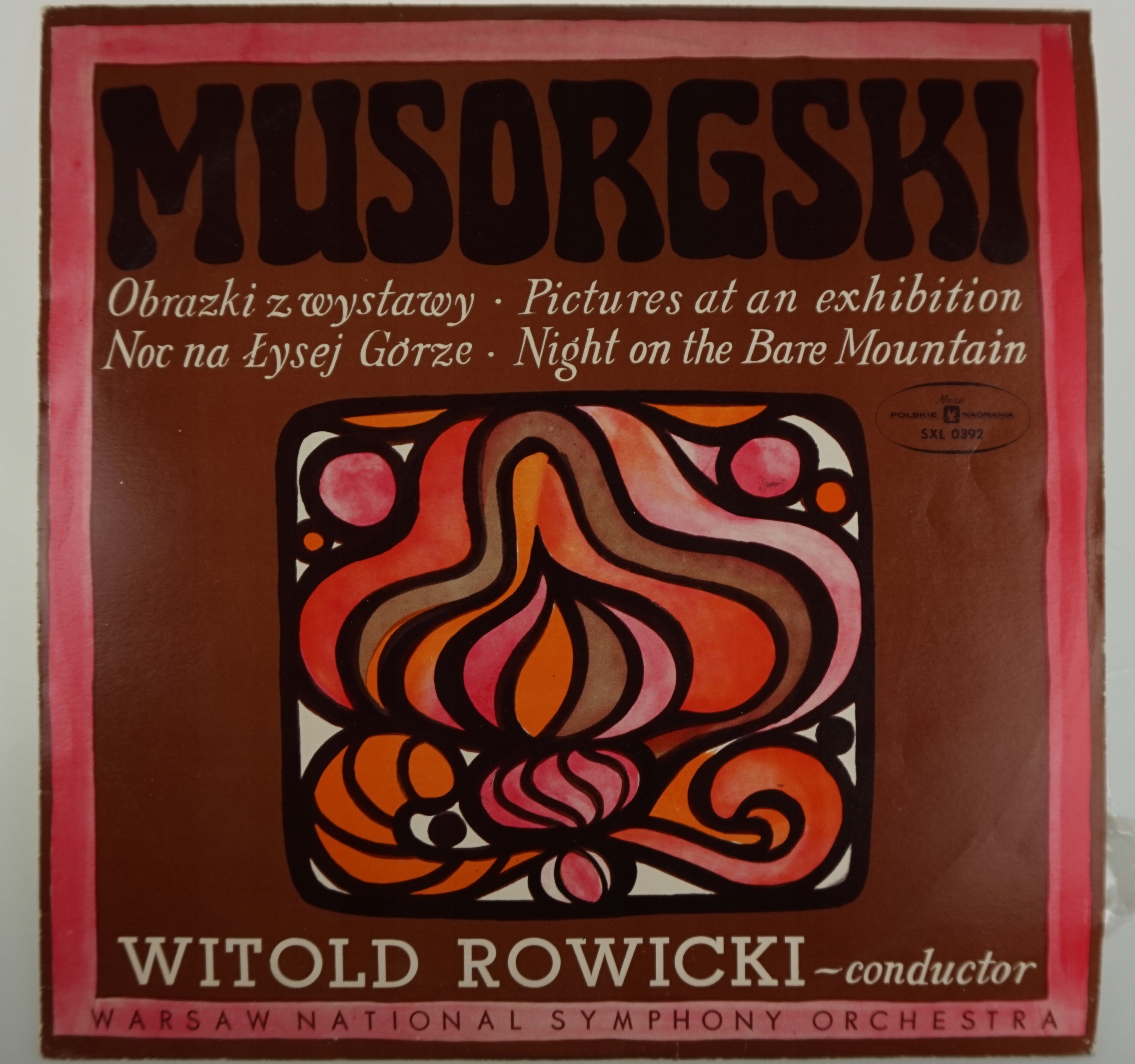 Witold Rowicki Modest Musorgski Obrazki [...]Winyl
