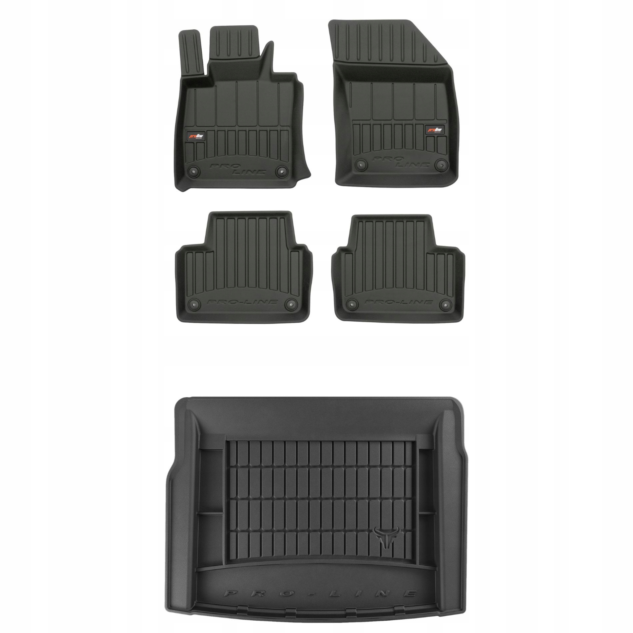 Sada gumových kobercov a rohoží pre Volvo S60 III 18-