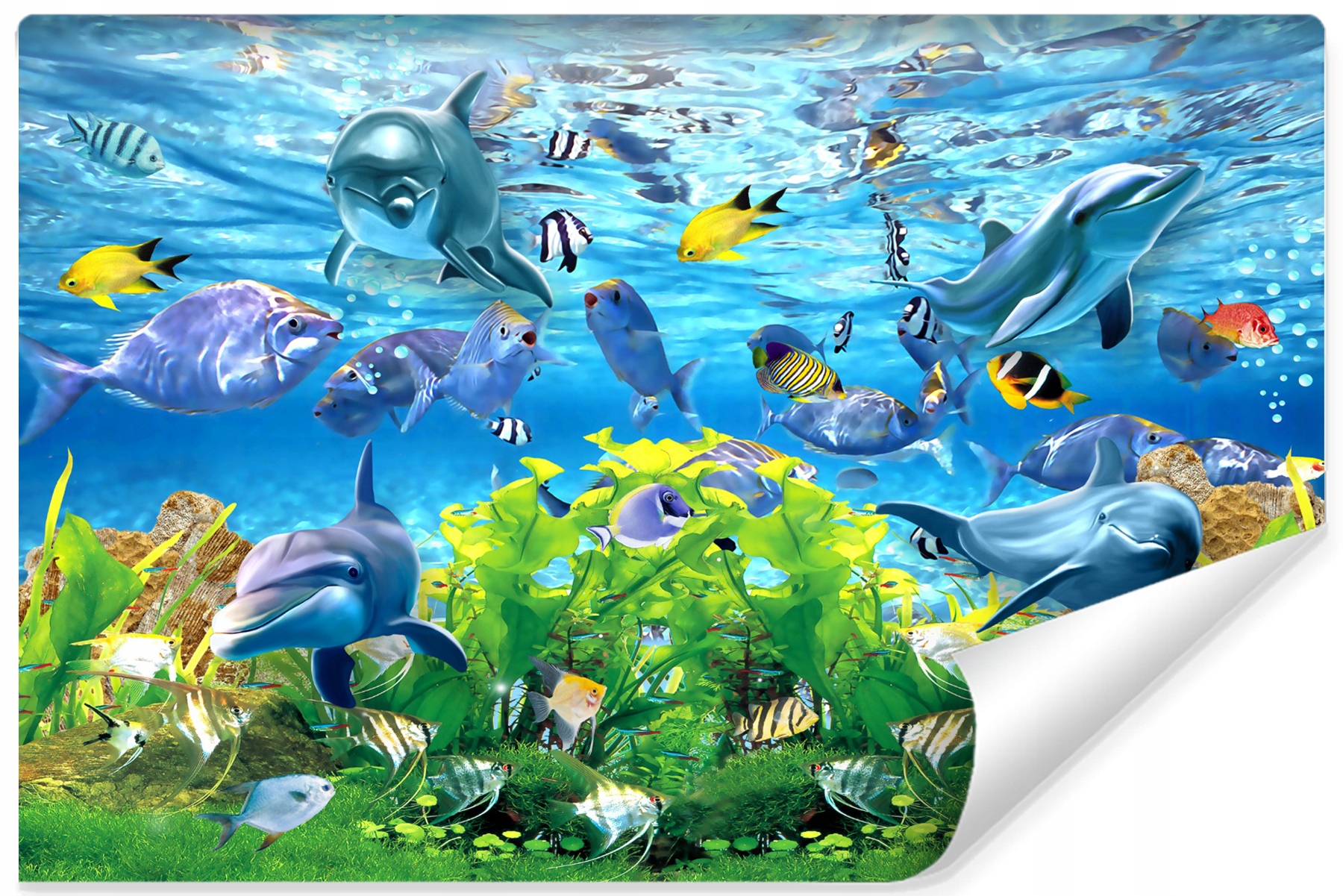 Fototapeta pro mládež Ocean ryby delfíni 360x240