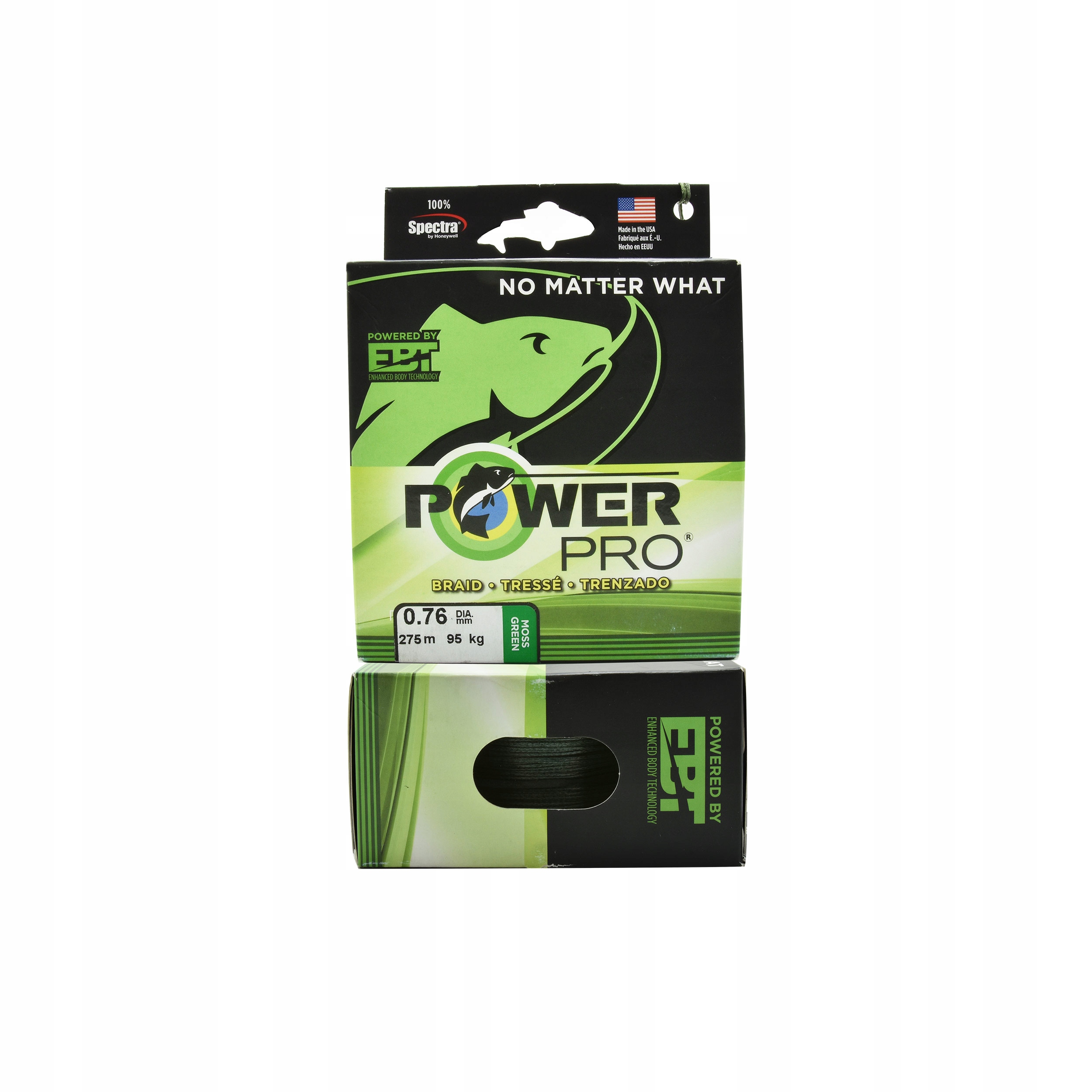 Plecionka Power Pro Moss Green 0,76mm 275m zielona 95kg 1szt.