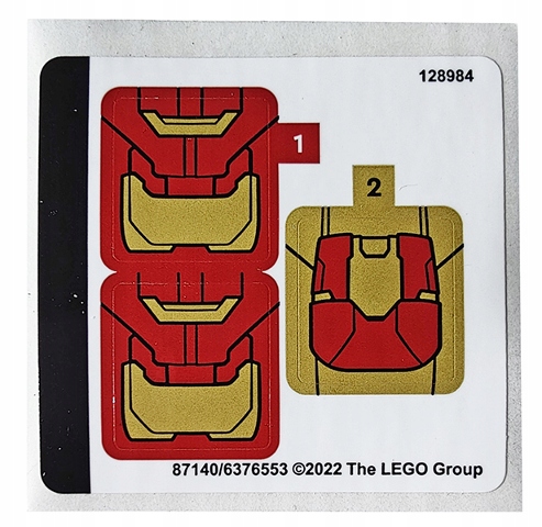 

Lego 76203stk01 Zestaw naklejek 87140/6376553 Nowy