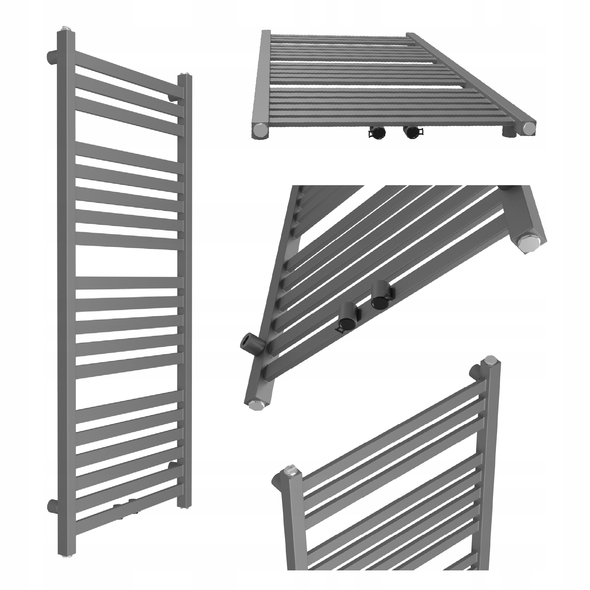 Koupelnový radiátor Royal-middle 950x630 Antracit