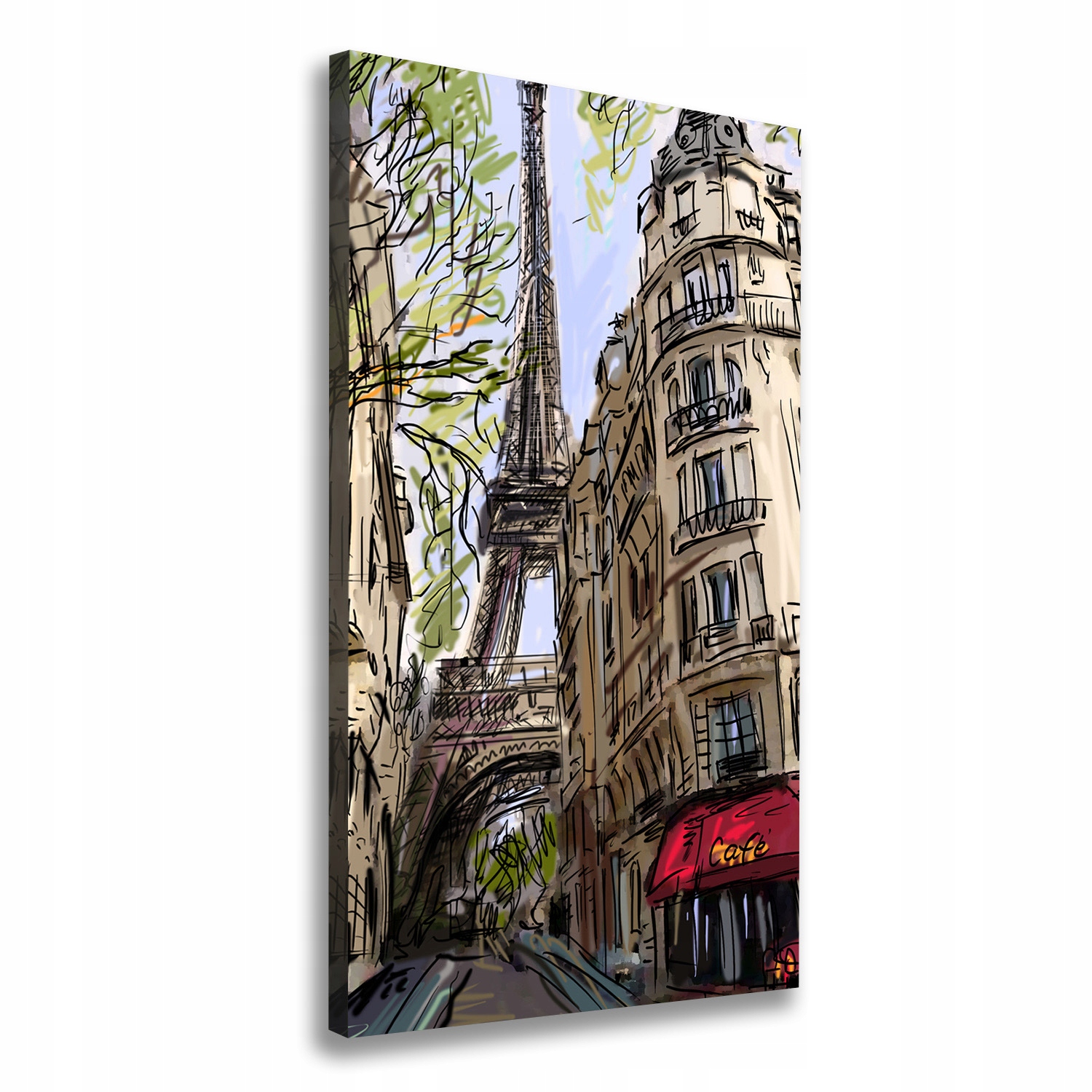 

Foto obraz na płótnie Wieża Eiffla Paryż 50x100 cm