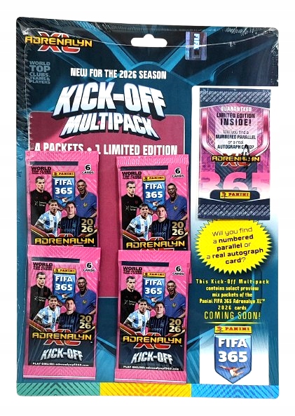 Panini Fifa 365 Adrenalyn XL 2026 Multipack Kick Off