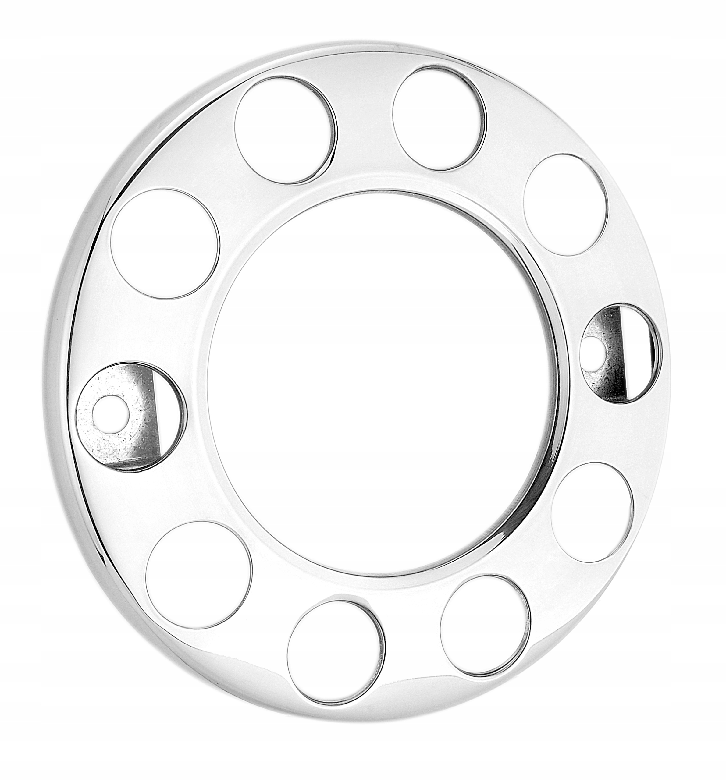 Kryt Na Ráfek 22,5 (10 Otvorů, Nerezová Ocel, Prázdný Střed)