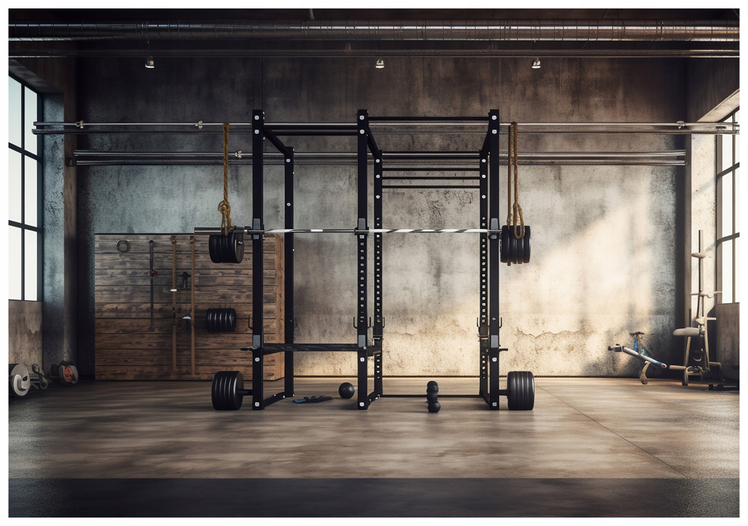 Fototapeta Sila v lofte Betón a oceľ v športovom štýle 312x219 lepidlo