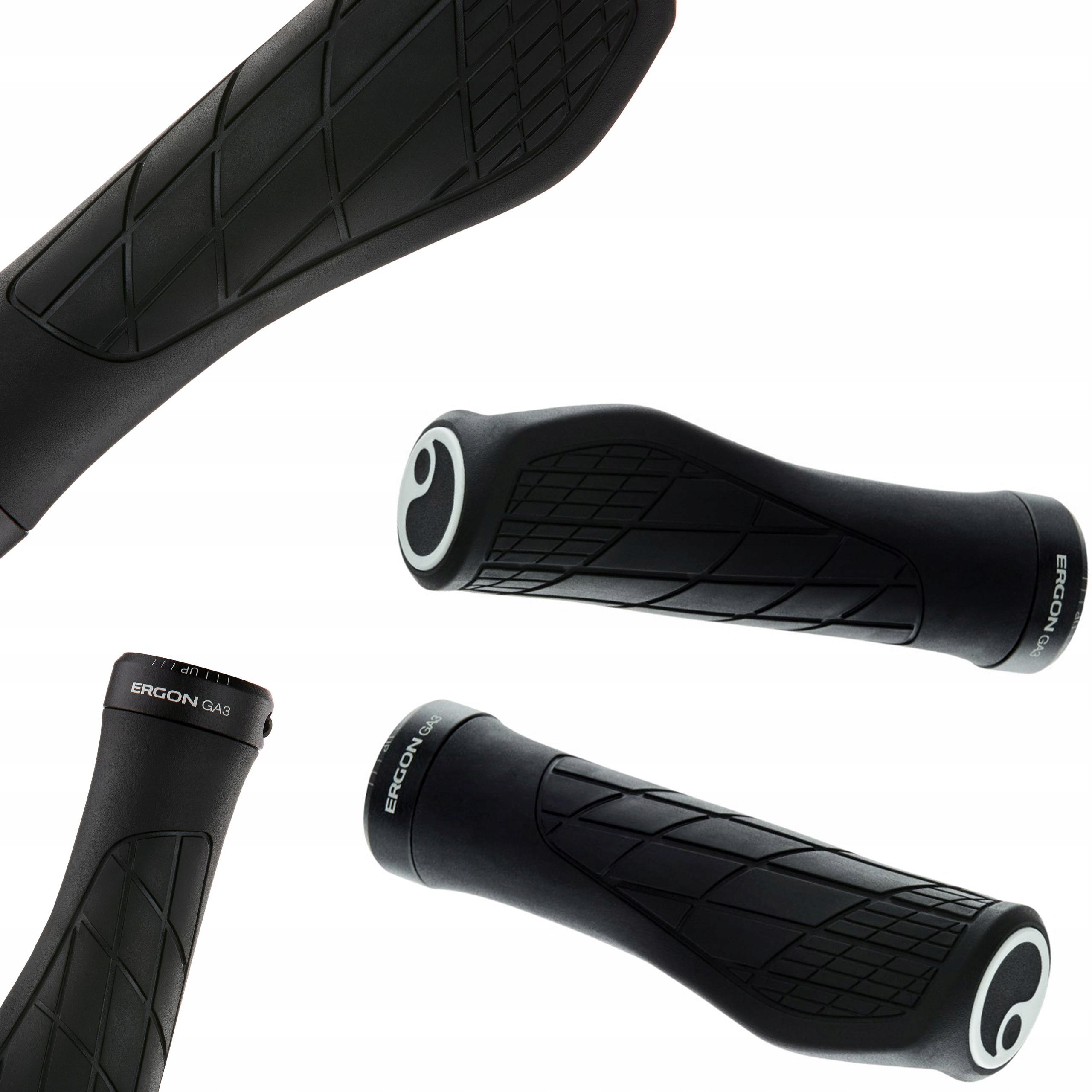 

Chwyty Ergon Grip GA3 Large Czarne 2020