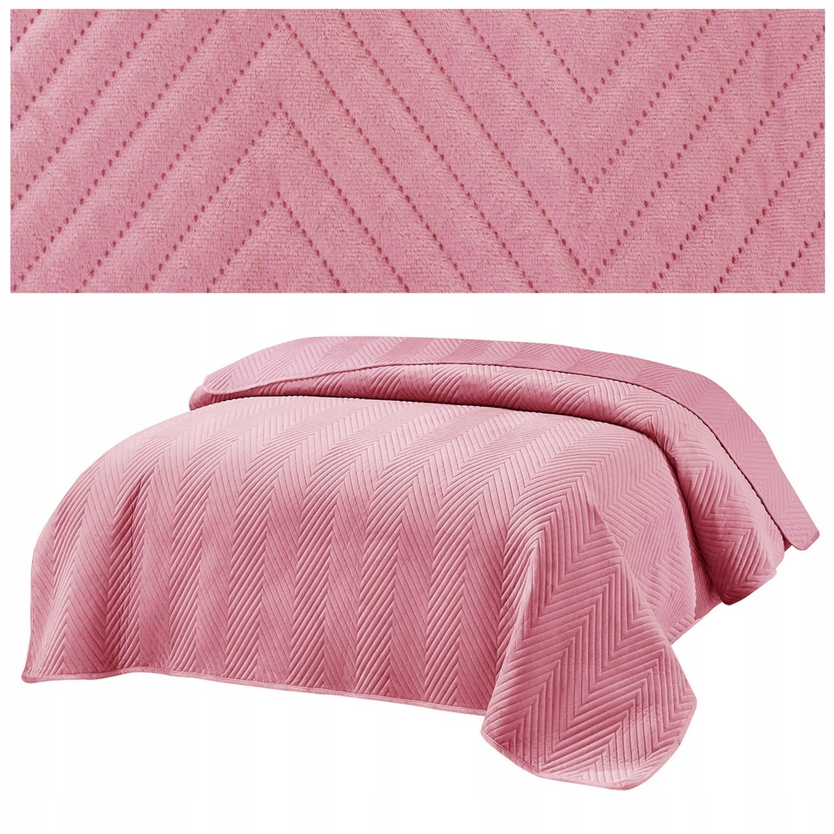 Přehoz 170x210 lisovaný velurový Dekorativní na postel Marieta 08