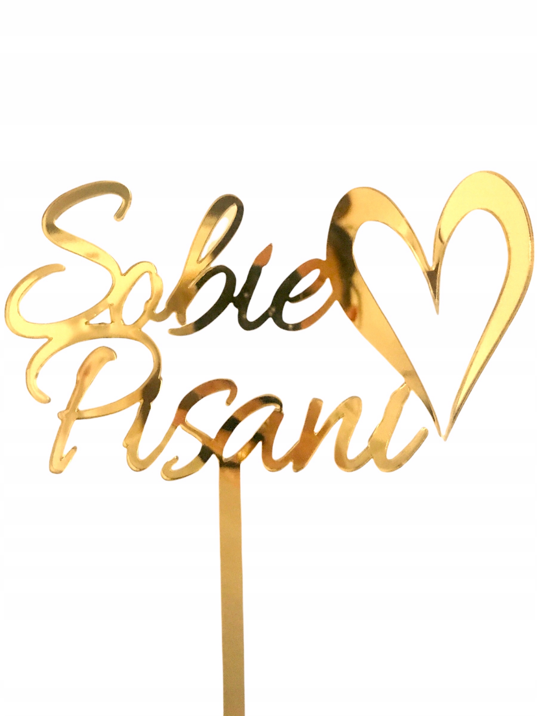 

Topper Slubny Para Mloda Na Tort Sobie pisani