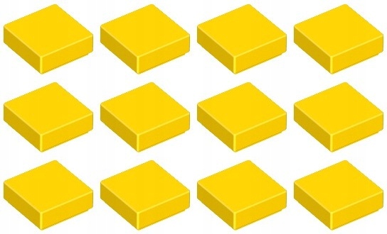 

Lego 3070b 1x1 Tile żółta (3g) 12 szt