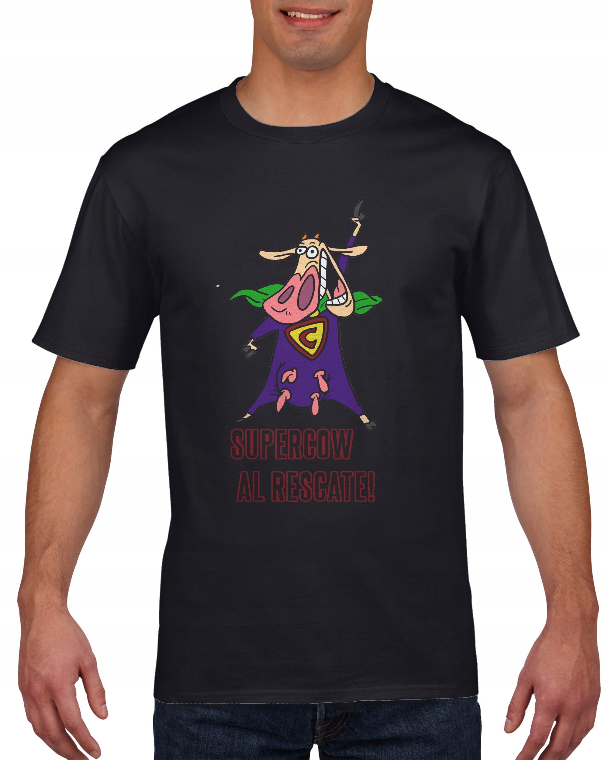 

Koszulka męska Krowa I Kurczak c XXL