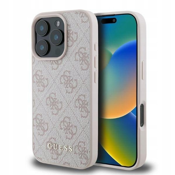 Guess GUHCP16XG4GFPI iPhone 16 Pro Max 6.9" růžový/pink hardcase 4G Cl