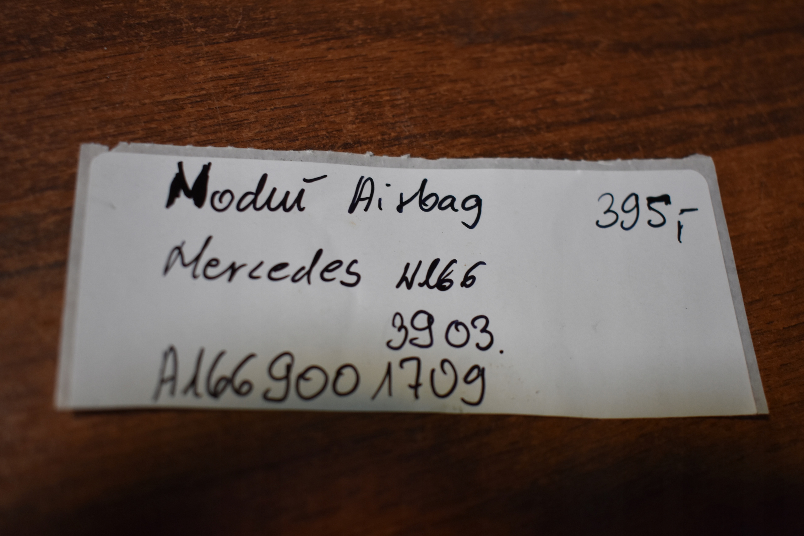 IDEALNY module control unit airbag MERCEDES W166 1 9