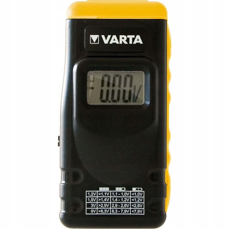 

Cyfrowy tester miernik baterii Varta LCD R6 R3 9V