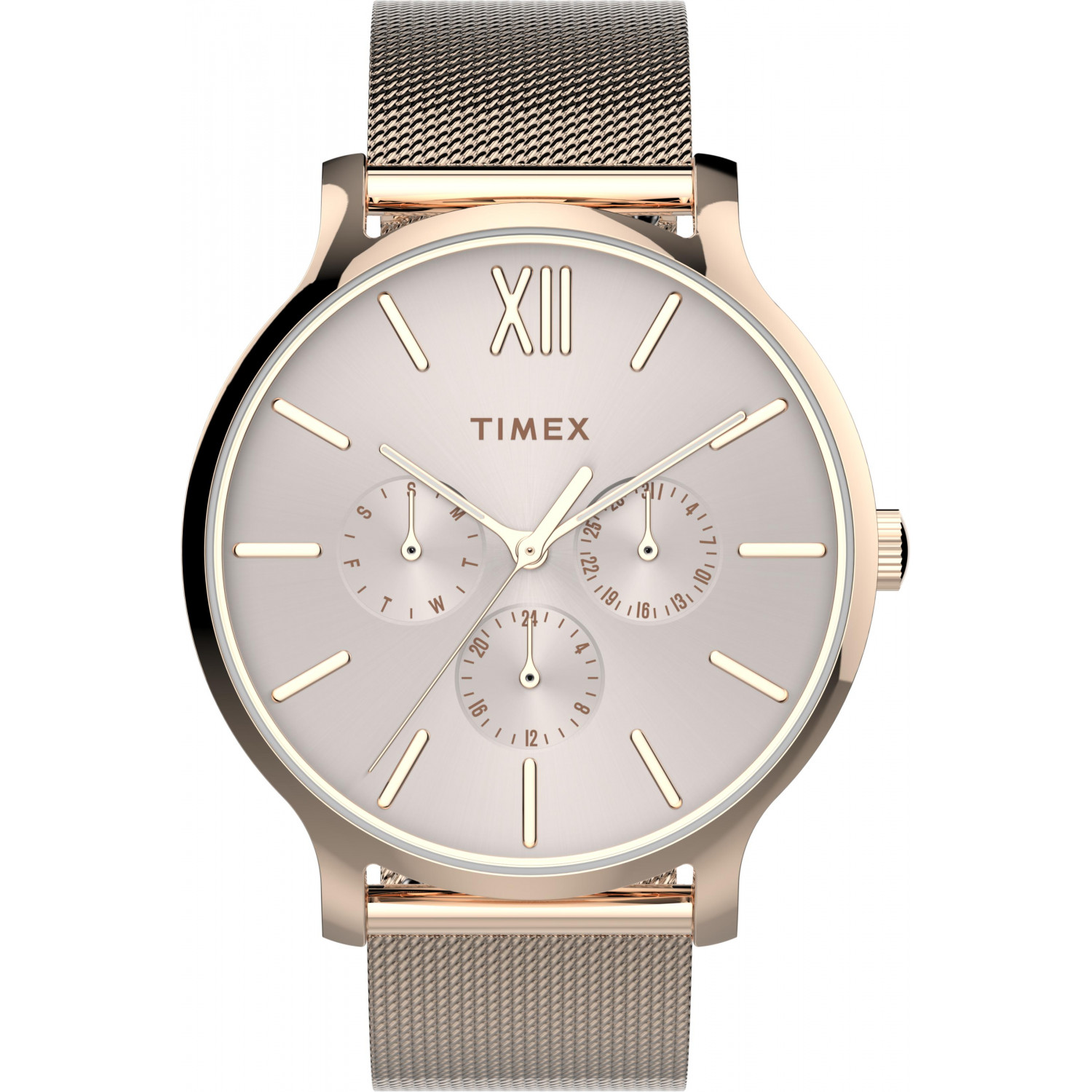 Dámské hodinky Timex TW2T74500 růžové zlato