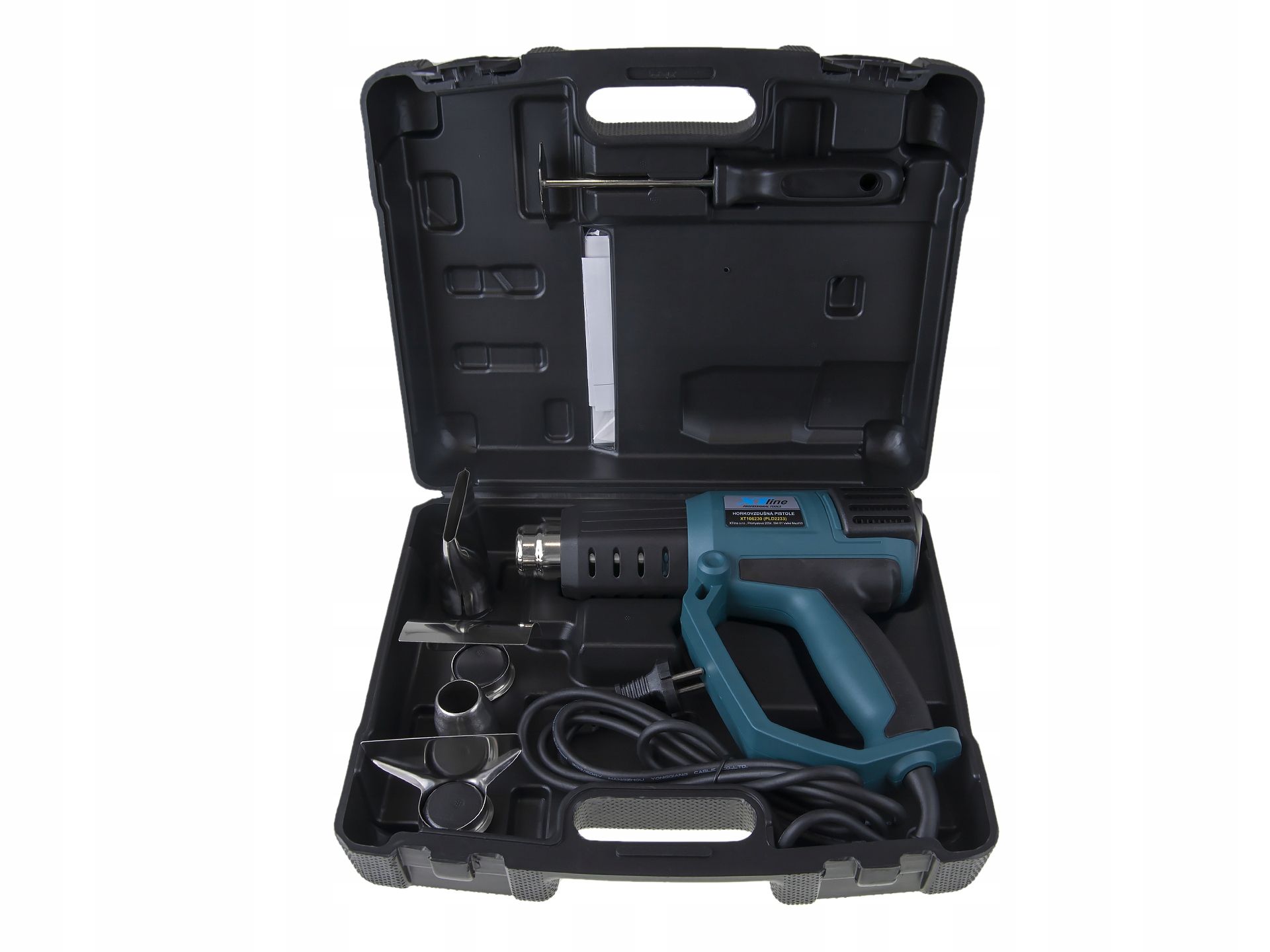 OPALARKA 2000W, WYŚWIETLACZ, AKCESORIA XTLine 650 °C Moc 2000 W