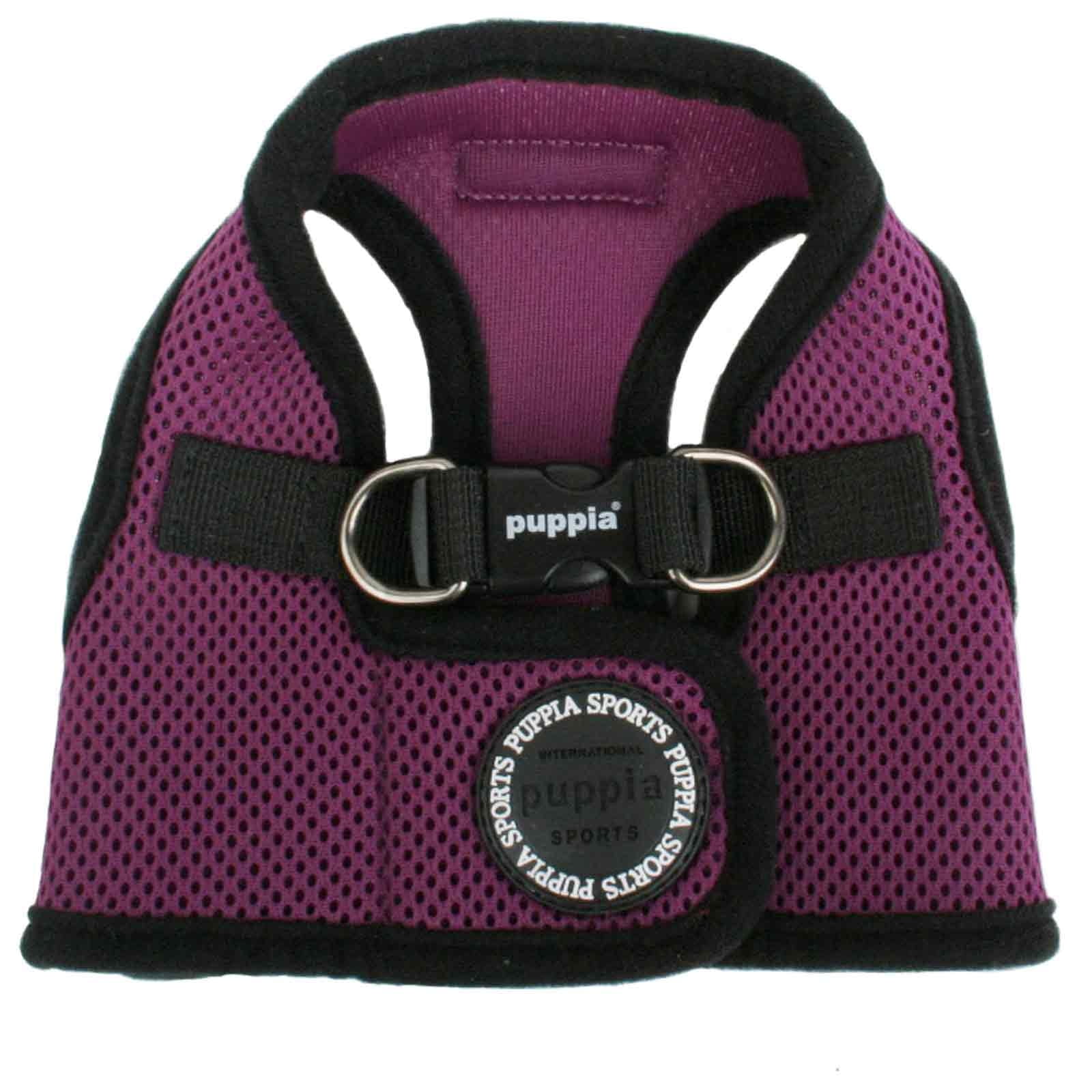 Levně ramenní popruhy/vesta Puppia Soft fialové velikost: Xs