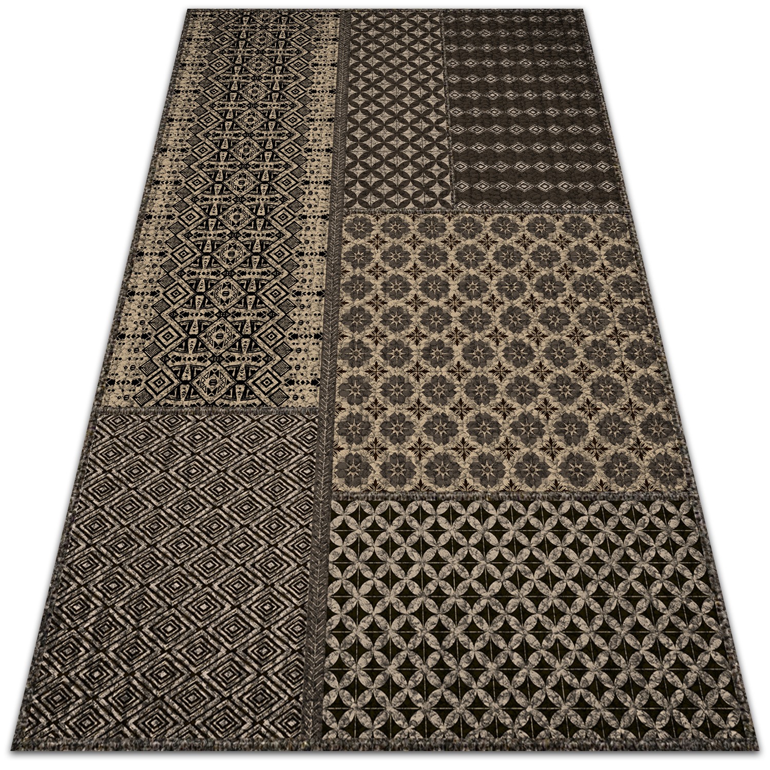 

Winylowy dywan taras patio Wzór aztecki 80x120 cm