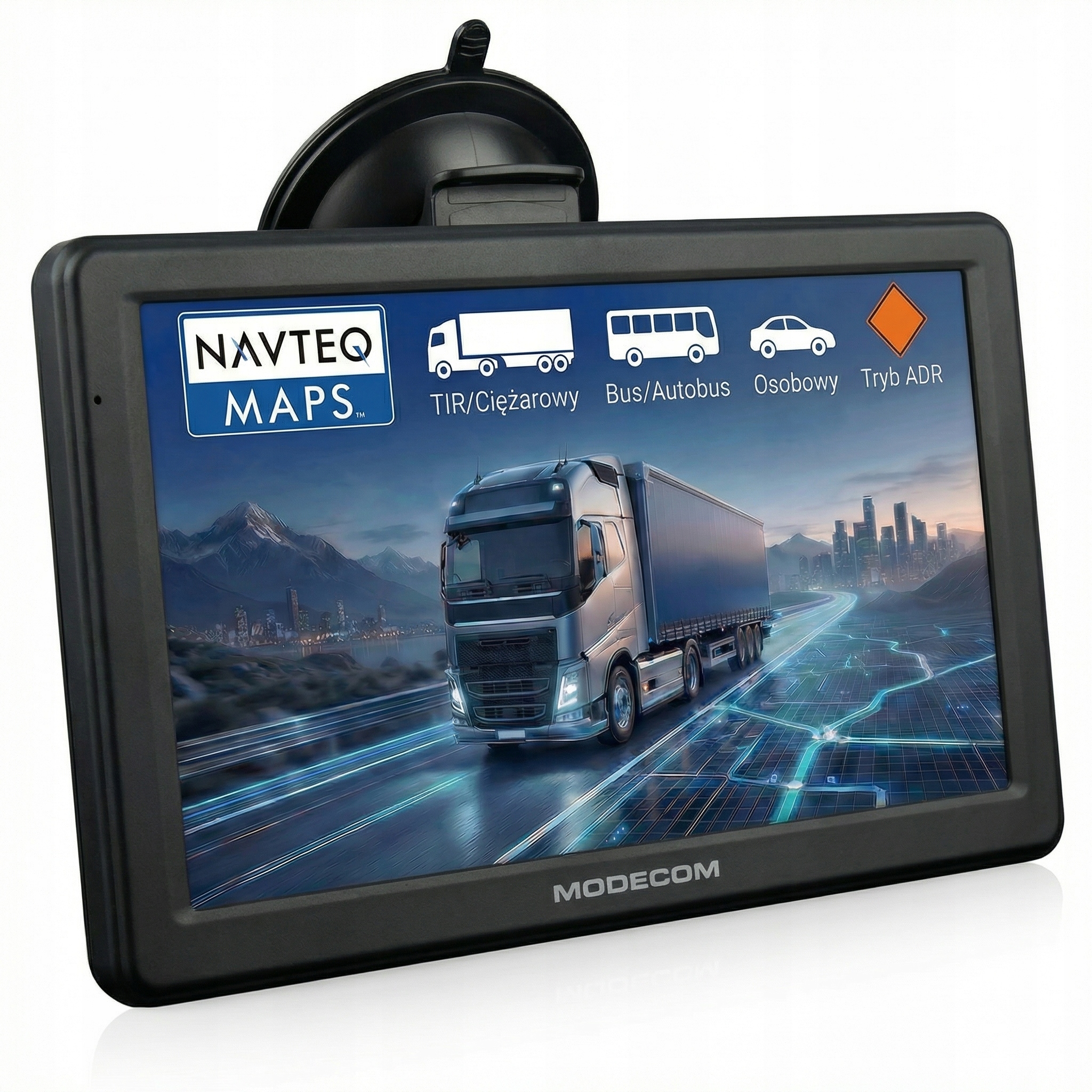 Nawigacja 7 cali dla Ciężarówki Modecom Sx 7.2 mapy Tir Bus Fotoradary 2026