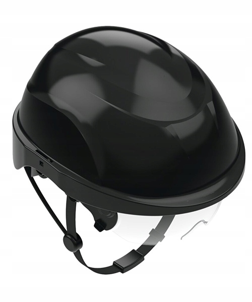 Atra 20 Przemysłowy hełm ochronny z wizjerem wew. elektroizolacyjny Czarny