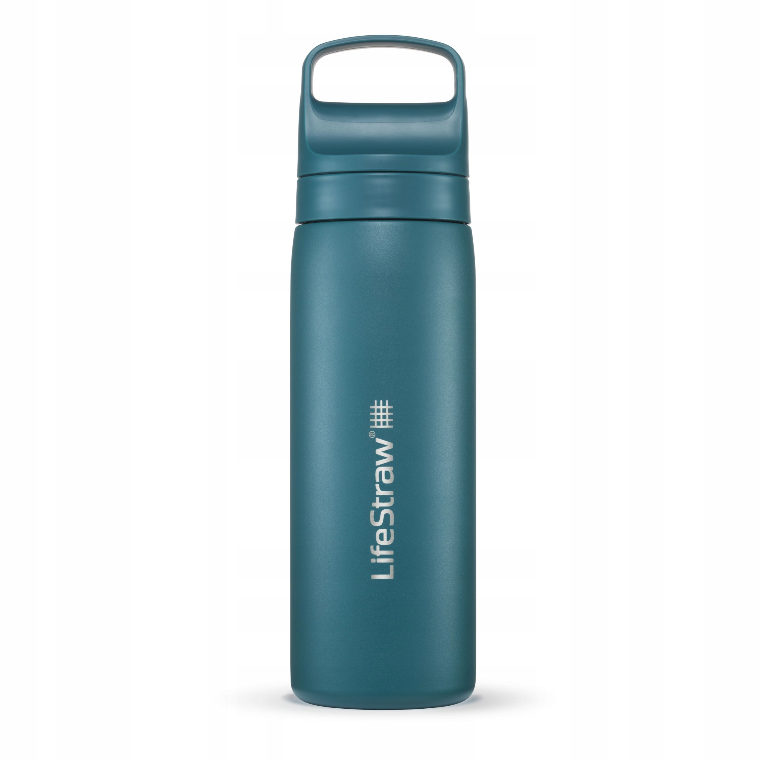 Kovová filtrační láhev Lahev Na Pití na vodu LifeStraw 2.0 0,5 l 500 ml Tyrkysová