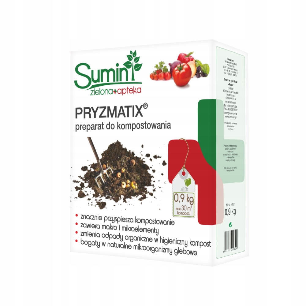 

Pryzmatix Preparat Do Kompostowania 900 g Sumin