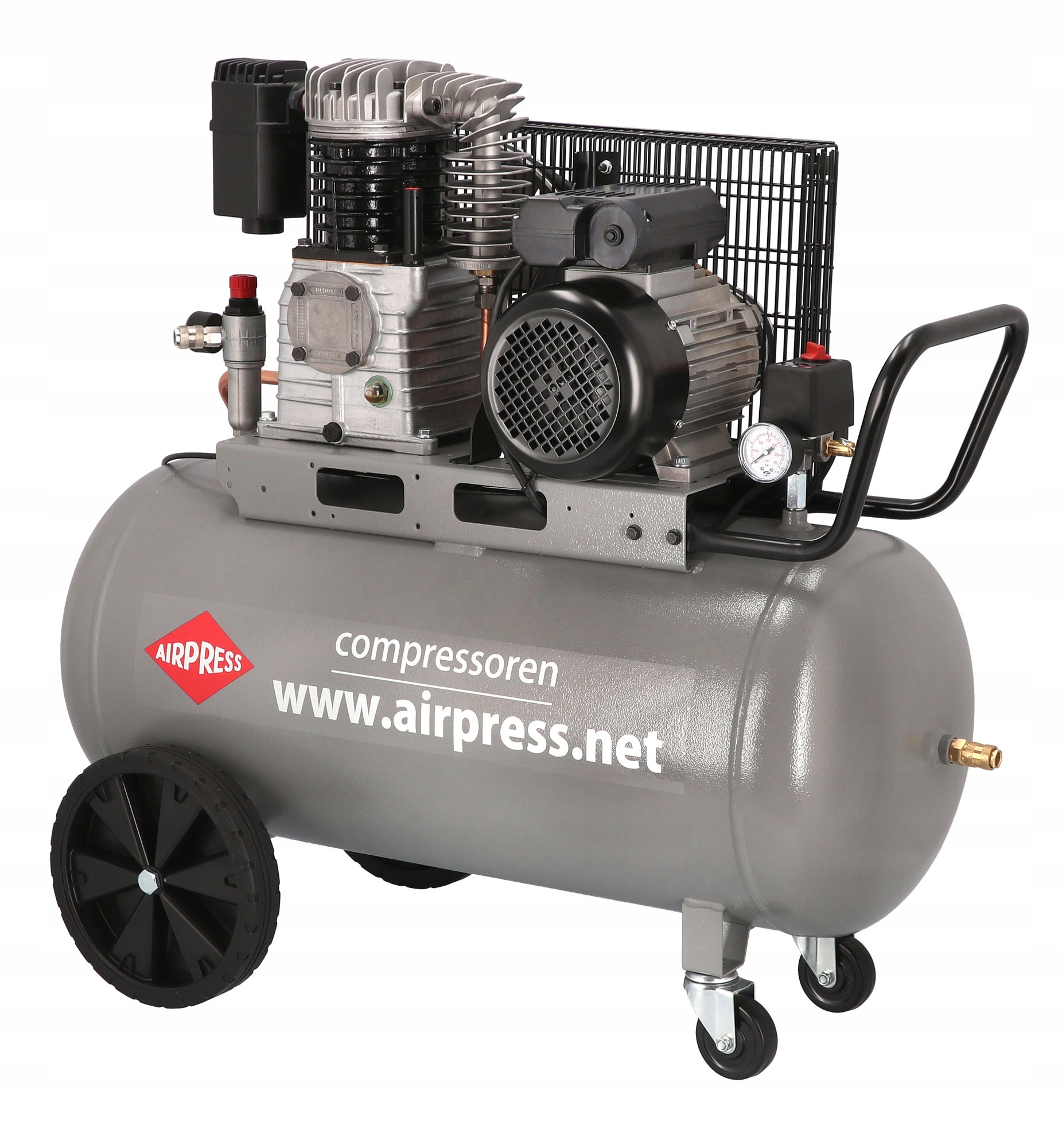 Airpress Kompresor olejowy HL425-100 PRO+Akcesoria Zasilanie sieciowe