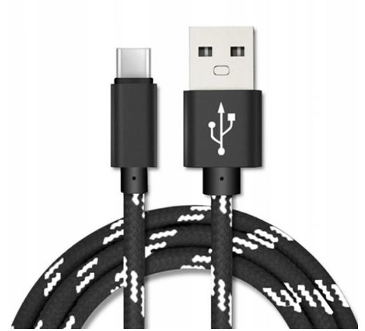 

Kabel Usb Typ-c Szybkie Ładowanie w Oplocie 2 m