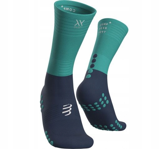 Compressport Mid Compression Sock Blue/ice Blue Rozmiary T2