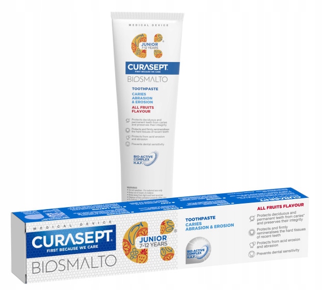 

Curasept Biosmalto Junior Dzieci Pasta Wieloowocow