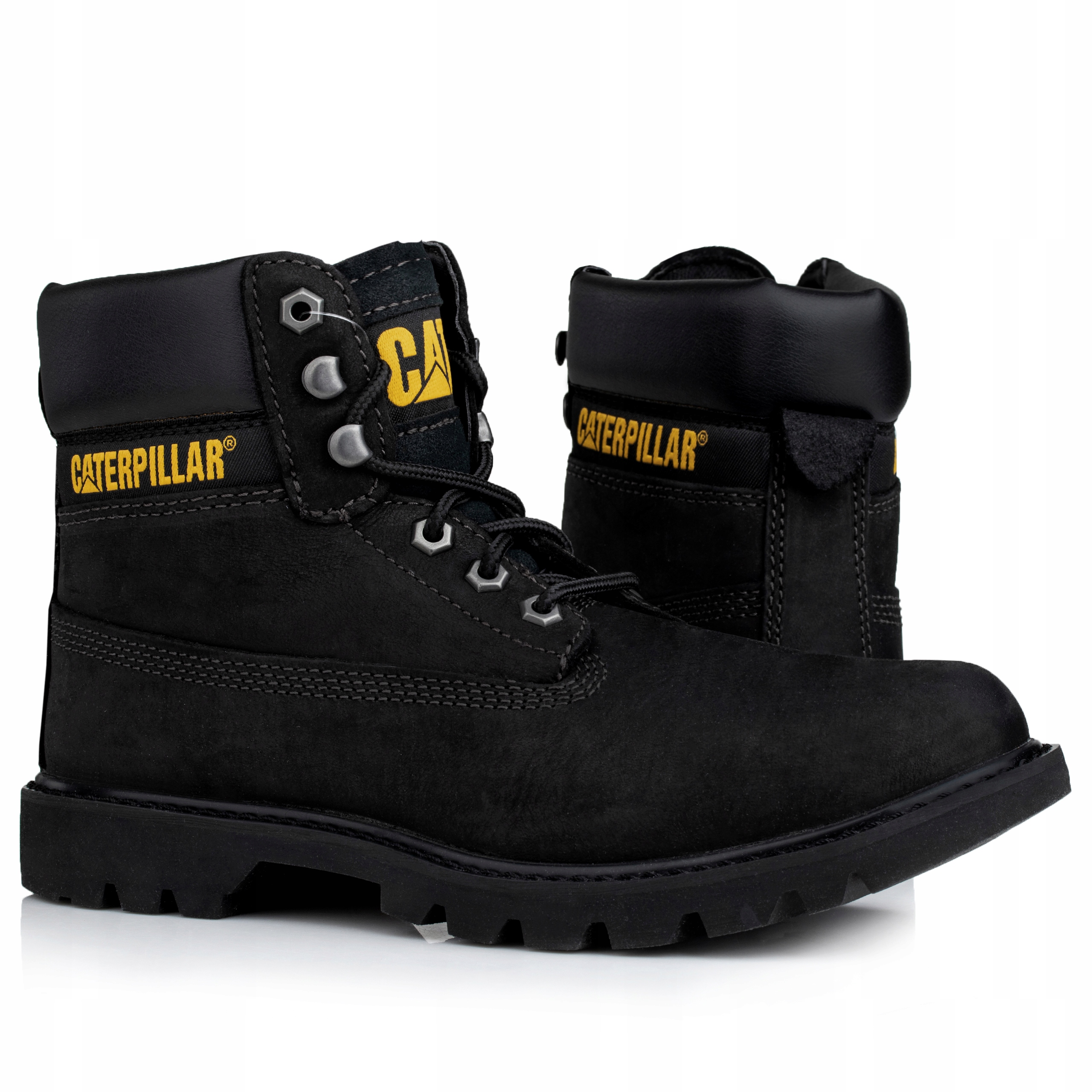 Buty męskie zimowe Cat Colorado 2.0 Black Skóra Wysokie