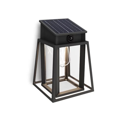 Zahradní nástěnné svítidlo Solární Lampa Led 3.2W IP44 s pohybovým senzorem Philips