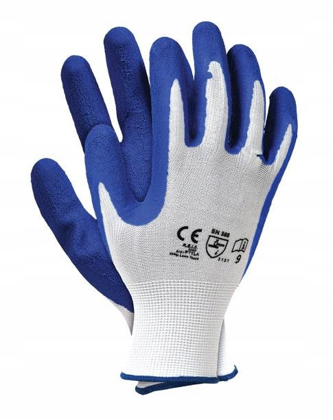 

Rękawice robocze r.8 latex Rtela powlekane