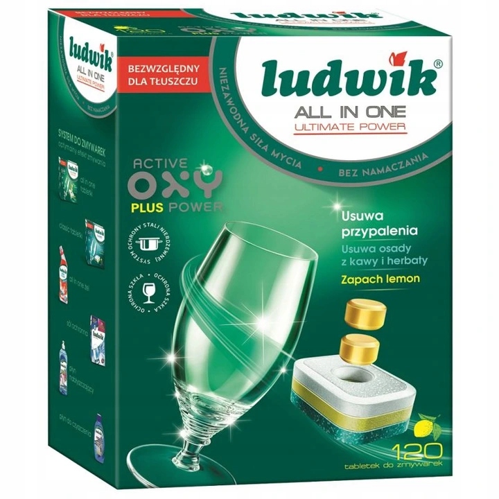 

Ludwik Tabletki do zmywarek All In One 120szt