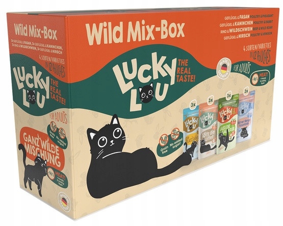 Lucky Lou Lifestage Adult Wild Mix-Box sáčky 12x125 g