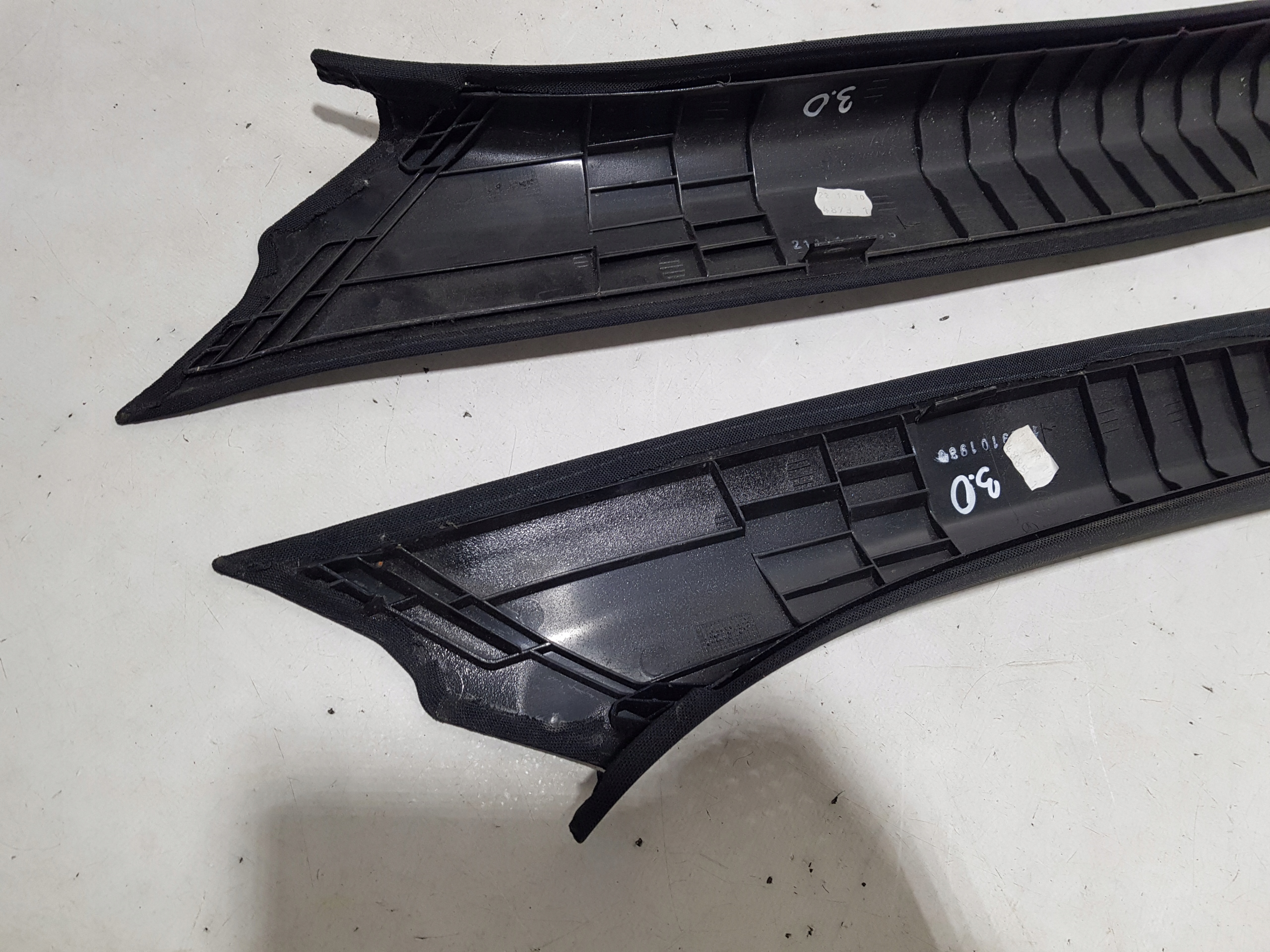 cover SLUPKA left right side pillars KOMPLET MERCEDES W207